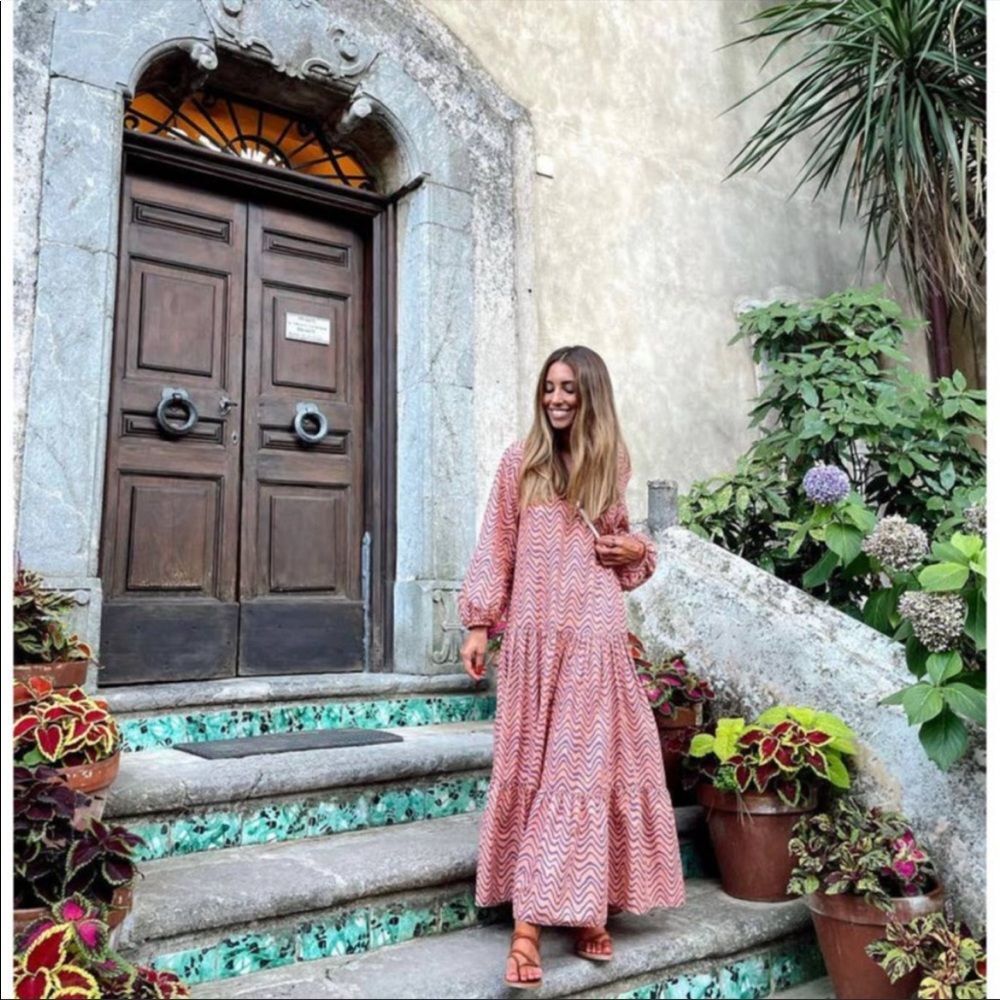 ZARA PRINTED MIDI DRESS - Picture 9 of 16